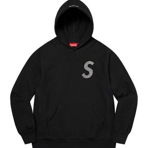 Supreme x Swarovski Logo Hooded Sweatshirt